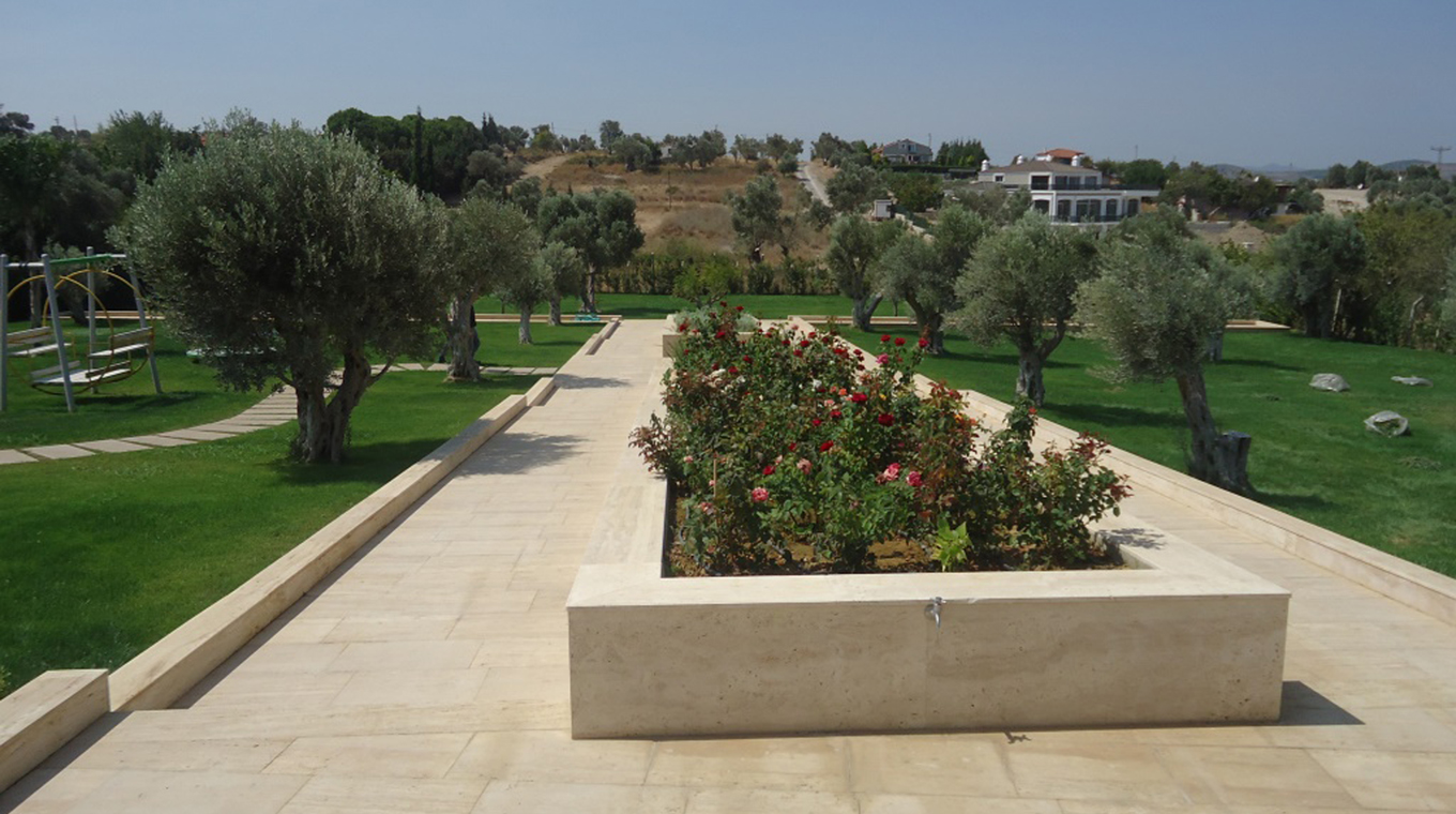 Villa in Turchia con giardino mediterraneo