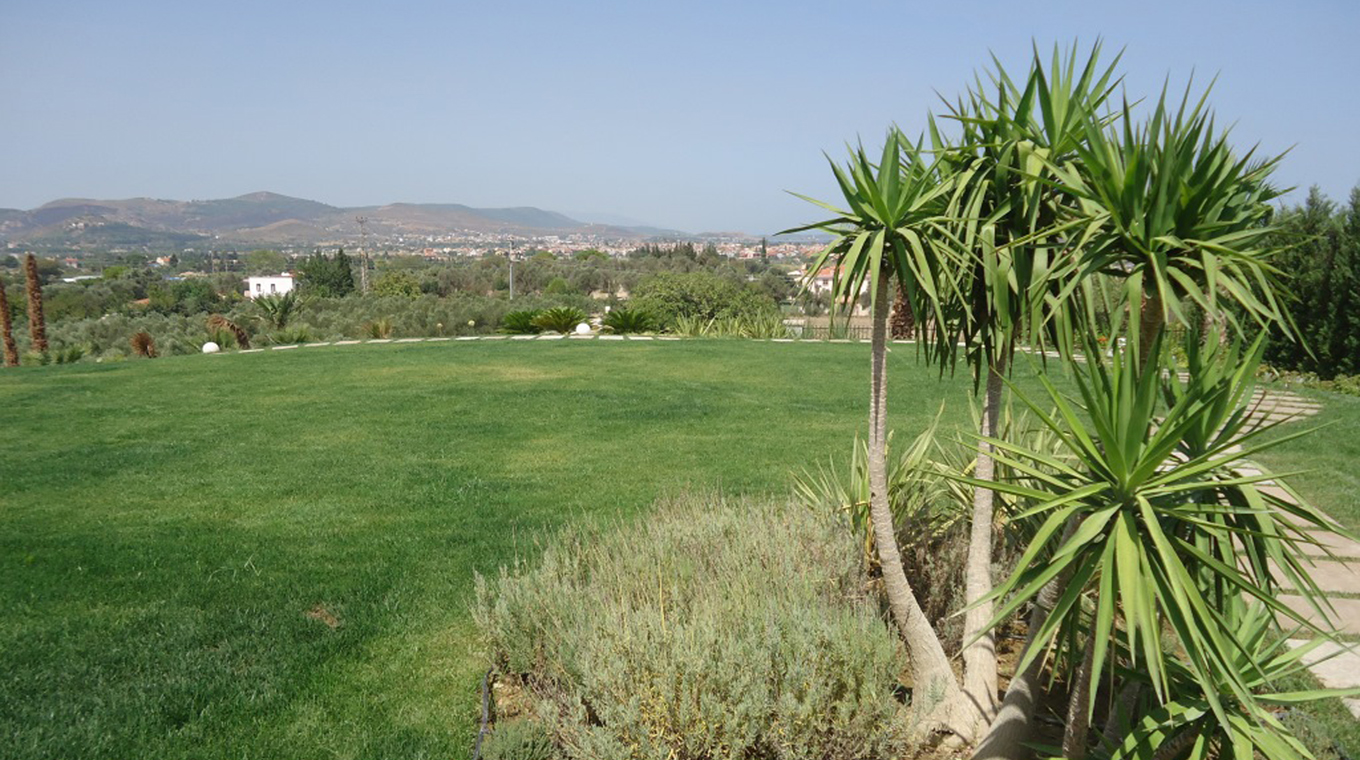 Villa in Turchia con giardino mediterraneo