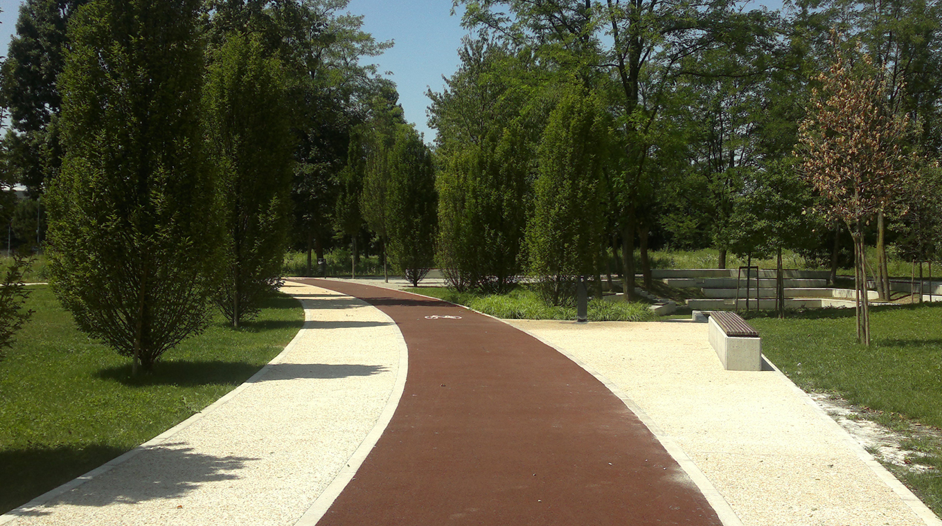 Viale Tre Venezie e Parco di quartiere